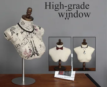 

Necklace Dummy Adjustable Bust Hanging Board Model Torso Mannequin For Sale