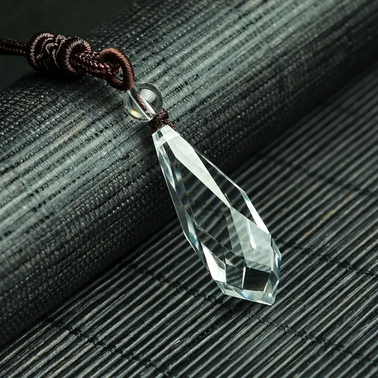 

Free shipping Pure white crystal pendant crystal pendulum pendant