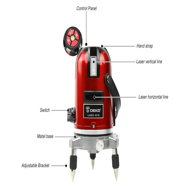 

Laser horizontal laser 2 line 3 line 5 line 1 point 6 bright infrared horizontal meter line instrument Horizontal Rotary Cross