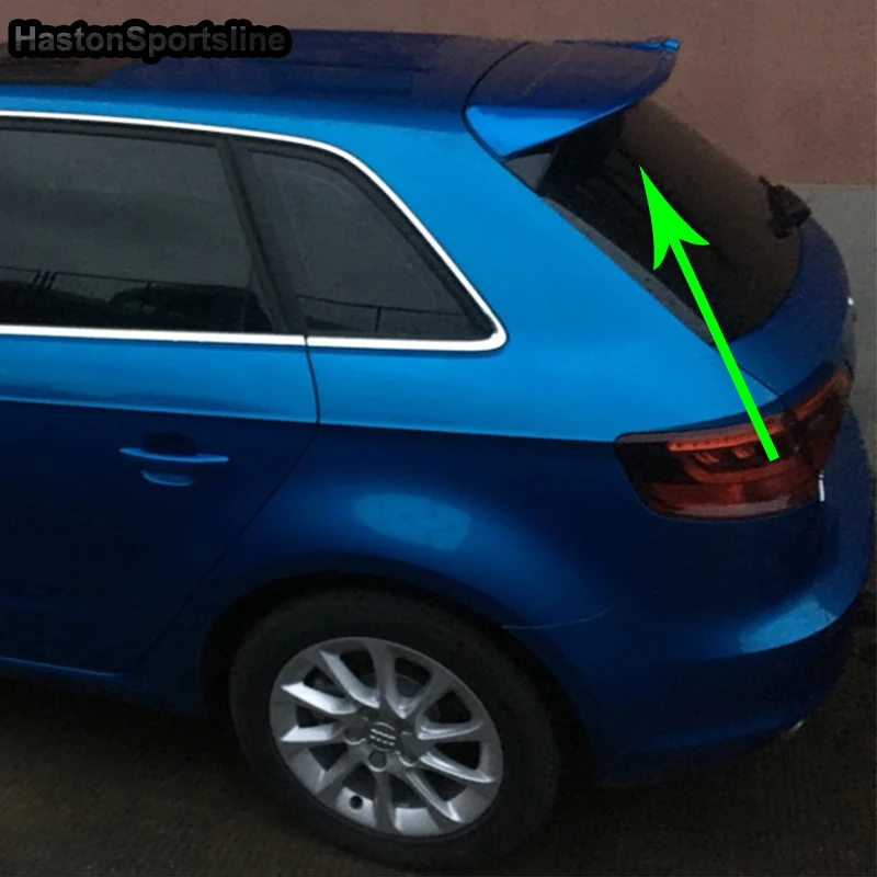 A3 модифицированный ABT Стиль ABS Грунтовка задний багажник багажный отсек спойлер автомобиля крыло для Audi A3 Sportback не S3 SLine