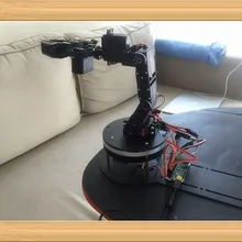 5 DOF Роботизированный набор зажимов с вращающейся базой Роботизированный DIY робот коготь рамки с ardunio сервопривод DS3115
