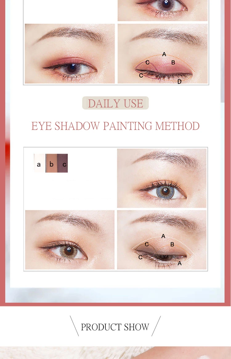 HOLD LIVE 10 Colors Matte Shimmer Eyeshadow Palette Maple Song Love Pigment Glitter Red Eye Shadow Pallete Nude Cosmetics Makeup (11)