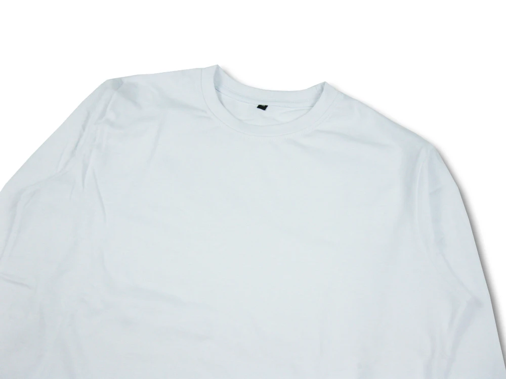 Оригинальная Мужская Однотонная футболка в европейском уличном стиле, футболка с длинным рукавом, свободная хлопковая Футболка большого размера