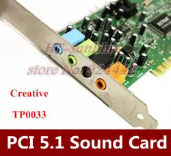Оригинальный и высокое качество Sound Blaster 5.1 tp0033 звуковая карта PCI для творчества
