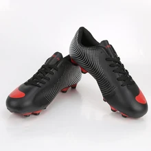 2017 New Football Boots Men Soccer Cleats Bright High Ankle Breathable Football Shoes Original Big Size