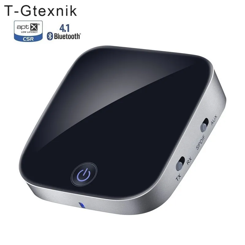 

Bluetooth Adapter Transmitter Receiver Wireless Audio Adapter with Optical Cable /SPDIF/3.5mm Stereo Output Support SBC RX ACC