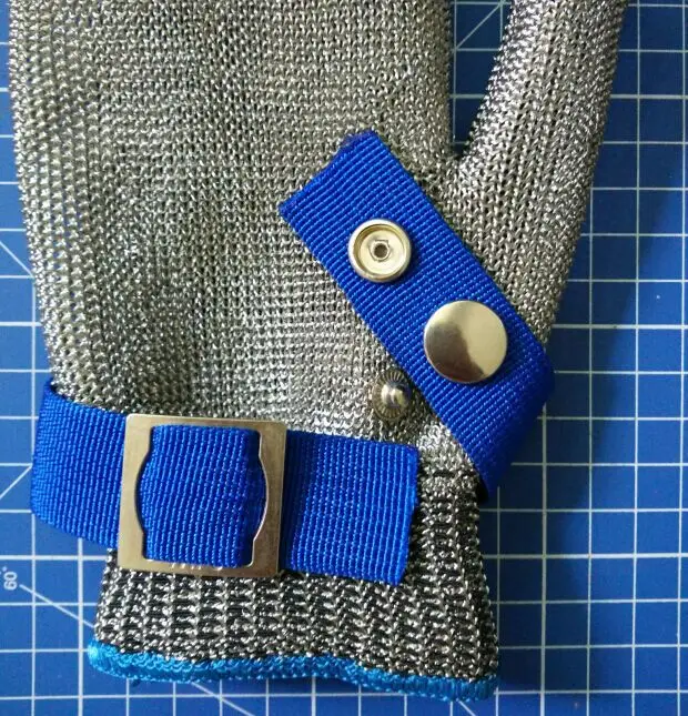 Защитные перчатки из металлической сетки, защищающие цепь с перчаткой, защищающие от резки