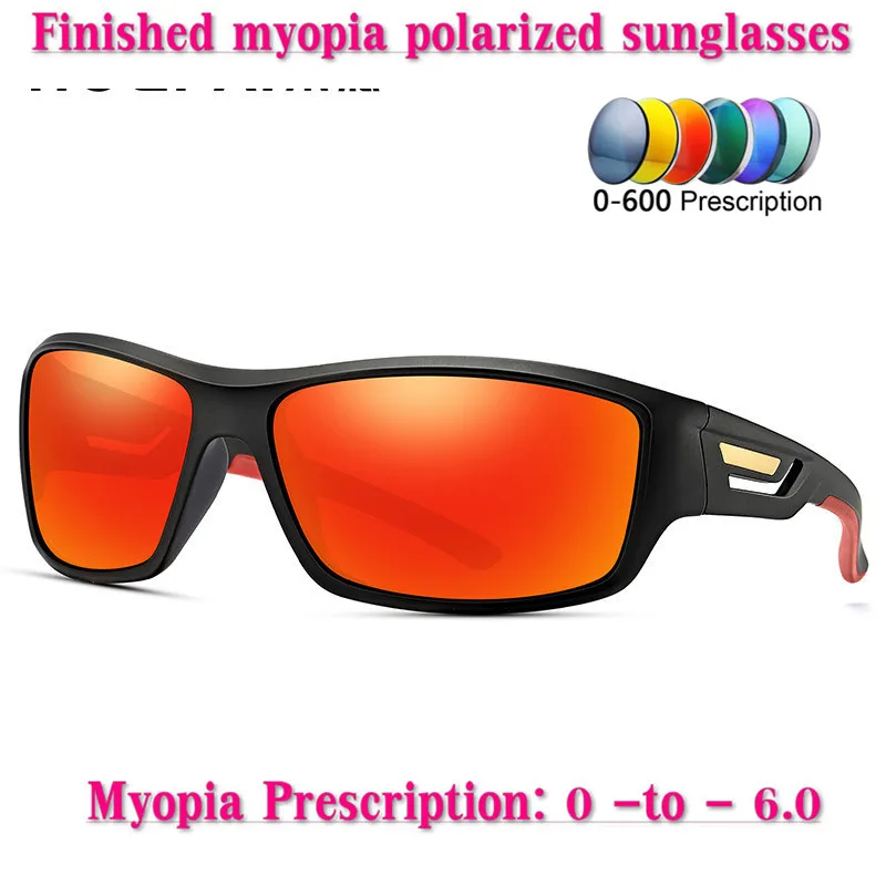 prescription Myopia Polarized Sunglasses Men Women 0 to -600 Minus Degree Optical Comfortable polarized Sun Glasses Male NX | Аксессуары