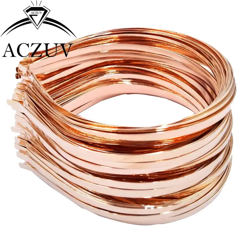 

Bulk 100piece Lot KC Gold Color Metal Headband 3mm 4mm 5mm 6mm 7mm Hair Headbands Diy Findings Accessories AZ076