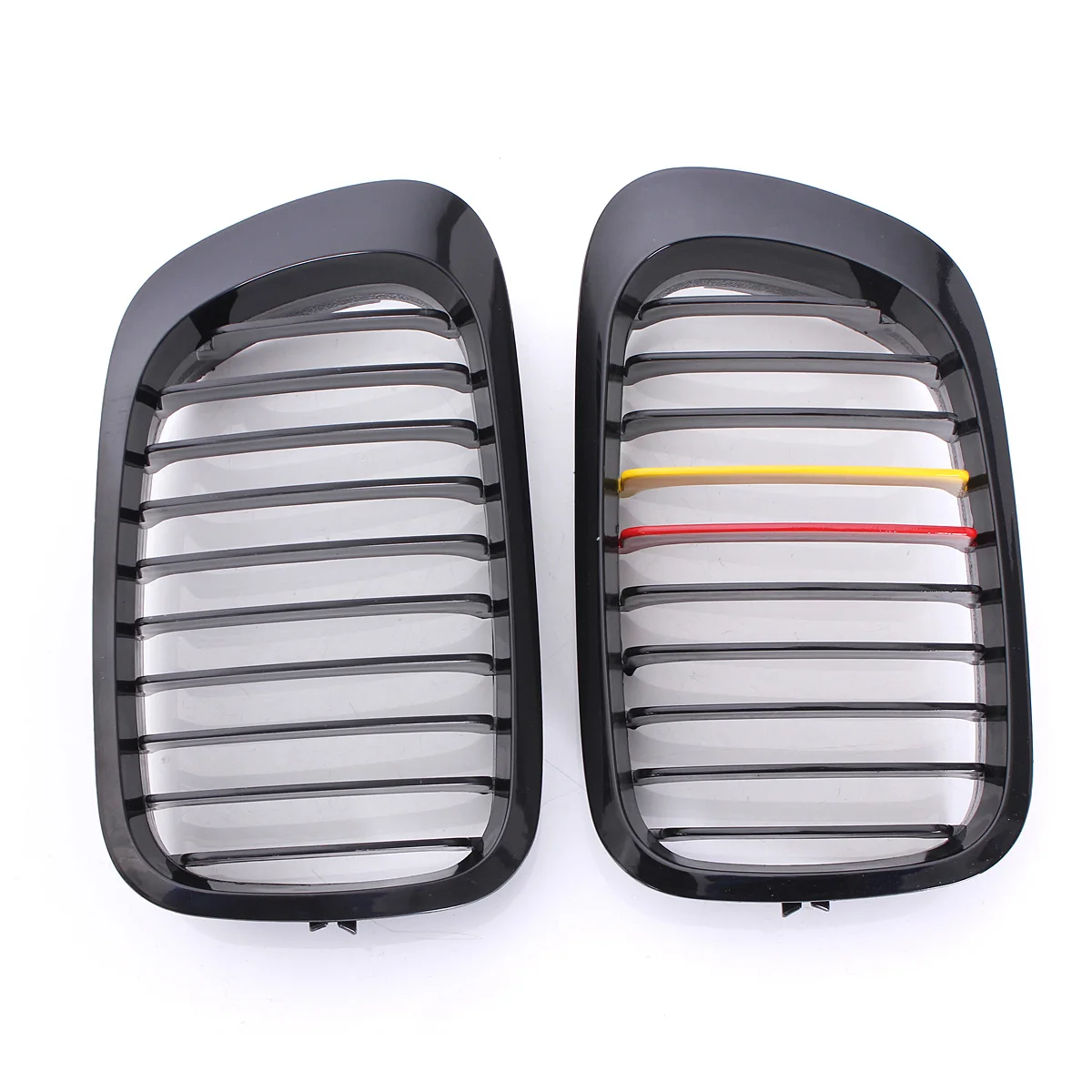 

Pair Chrome Car Front Kidney Grille Grill For BMW E46 325Ci 330Ci 3-Series M3 2 Doors 1999 2000 2001 2002 2003 2004 2005 2006