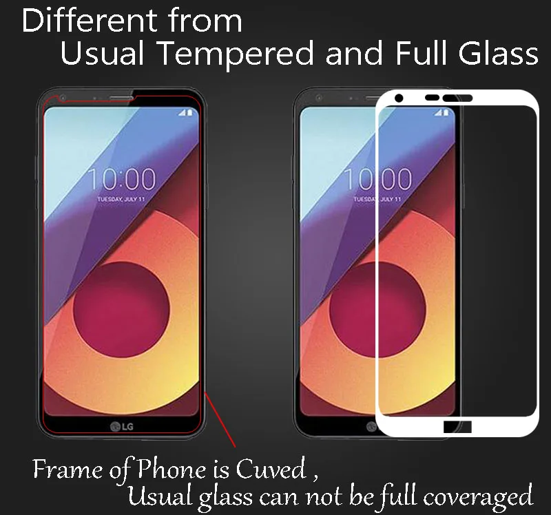 Thouport для LG Q6 стекло LG Q6 Plus защита экрана полное покрытие Защитная пленка Закаленное стекло для LG Q6a стеклянная рамка Q6+ alpha
