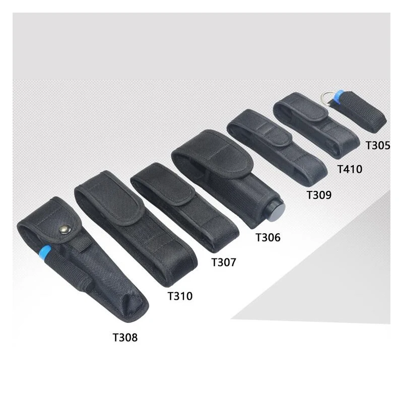 Bolsa para Lanterna Tamanho do Caso Cada Lanterna Nylon Holster Suporte Adesivo Cinto Caso Led Torch