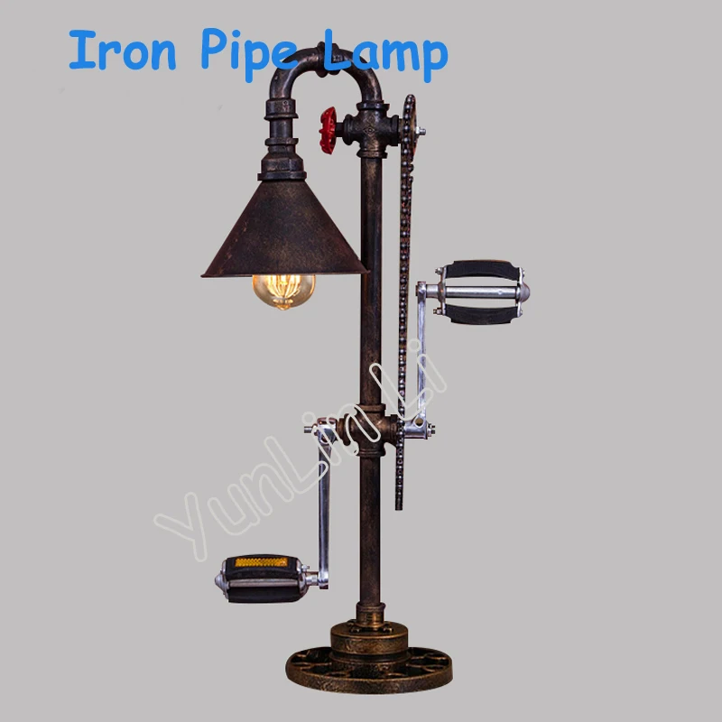 

Iron Pipe Lamp Personality Features Creative Lamp Nostalgic Retro Iron Light Technology Iron Lamp T3037