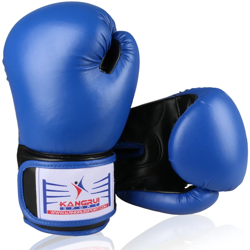 High Quality Adult PU Leather Fabrics 10oz Boxing Gloves Muay Thai