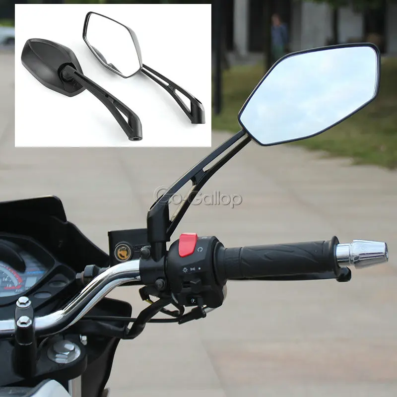 8мм10мм мотоцикла с ЧПУ зеркала заднего вида для Honda Suzuki Kawasaki Yamaha Harley Cruiser Bobber уличный спортивный велосипед