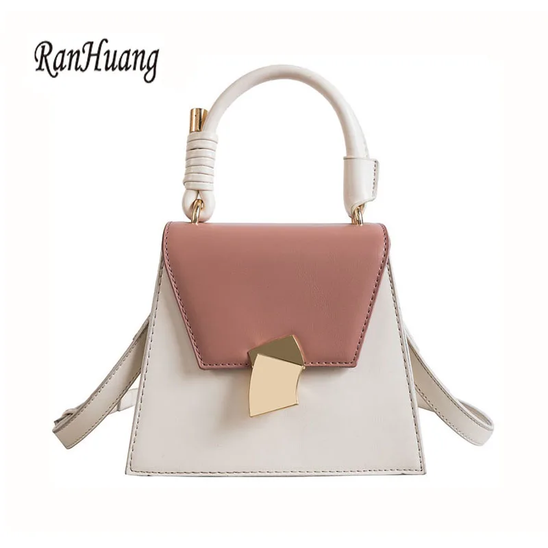 

RanHuang Fashion Flap Women Designer Handbags Pu Leather Shoulder Bags Girls Pink Messenger Bags Small Crossbody Bags A1453