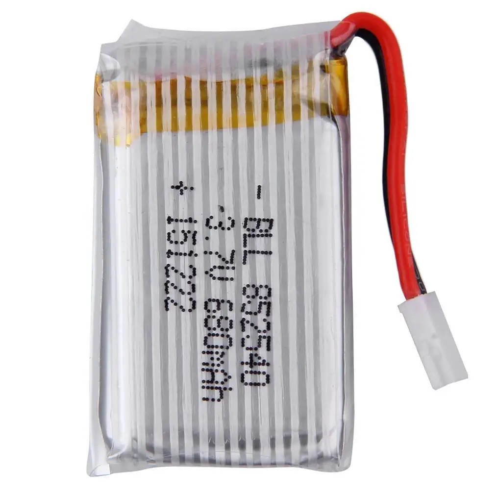 

OCDAY 3.7V 680mAh Rechargeable Li-Po RC Battery for SYMA X5C X5C-1 X5 silver New Sale