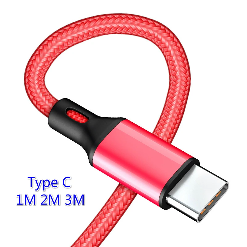 Mzxtby USB кабель типа C 1 м 2 м 3 м Быстрая зарядка usb 3,0 кабель type-C кабель для передачи данных зарядное устройство usb-c для samsung Xiaomi huawei Oppo VIVO