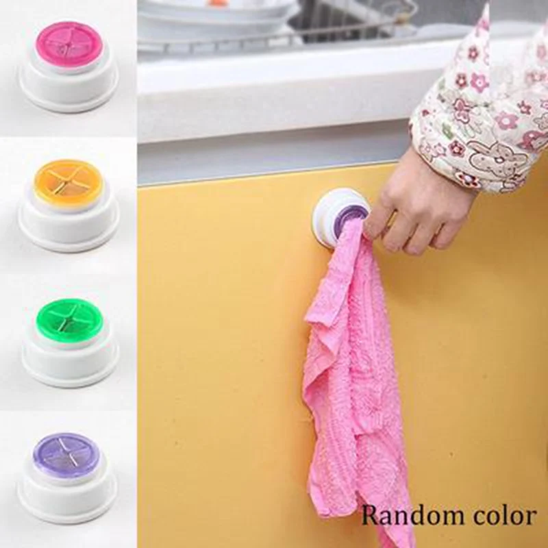 

Random Color Wash Cloth Clip Holder Dishclout Storage Rack Bathroom Hand Towel Racks Clips Plastic 5.5x2.5cm Kitchen Storage