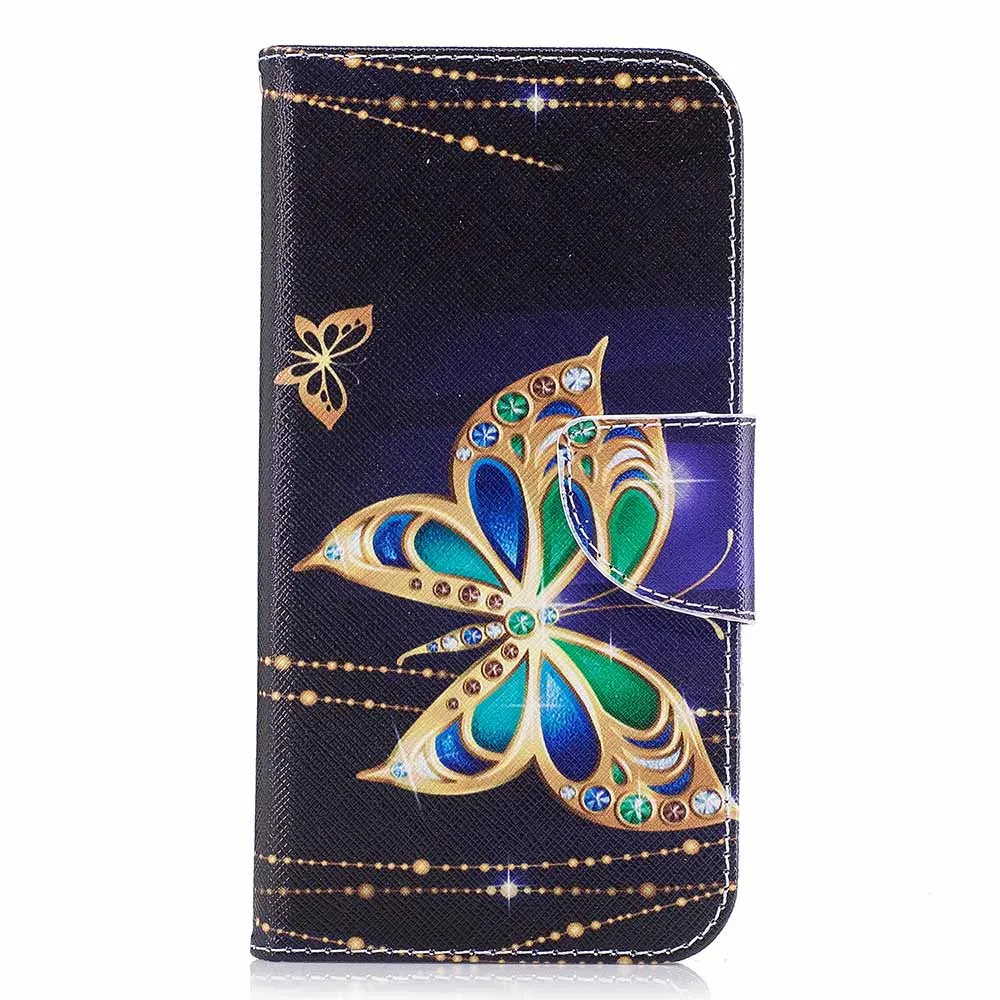 Чехол-кошелек с подставкой для huawei Honor 7 S, DUA-LX2, книжка с откидной крышкой, стильные сумочки-Чехлы для мобильного телефона huawei Honor 7S 7 S DUA-L22 5,45 ''B116 - Цвет: Big Butterfly