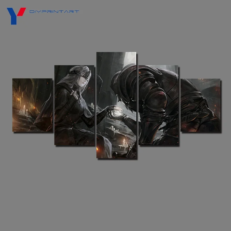 Солдат лук Miss 5 шт. Настенный декор плакат игры Dark Souls художественное полотно