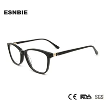 Esnbie diamond ацетат Очки Для женщин очки оправы рецепту Для женщин S близорукости глаз Очки oculos-де-грау feminino