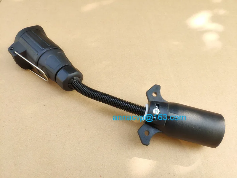 trailer adapter 13pin trailer socket to 7 pin RV blade plug connector (1)