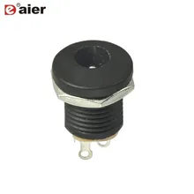 500 шт DC-022 2,1 мм Красочный DC разъем питания с гайкой