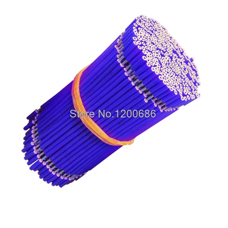 40CM 5 mm half strip UL 1007 18AWG blue 20piece/lot super flexible PVC insulated Wire Electric cable LED | Обустройство дома