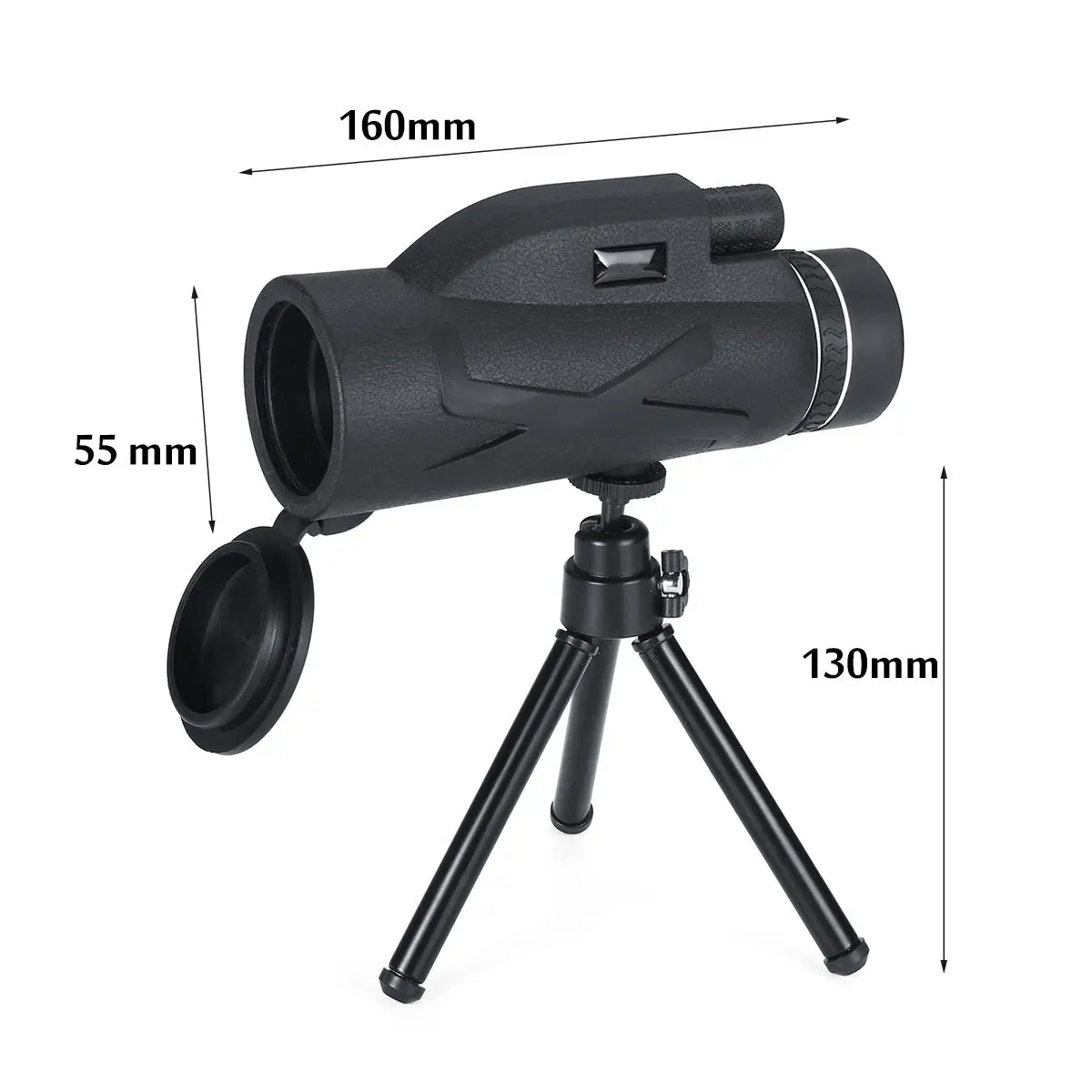  80x100 Magnification Portable Monocular Telescope Binoculars Zoom Great Handheld Telescope Military