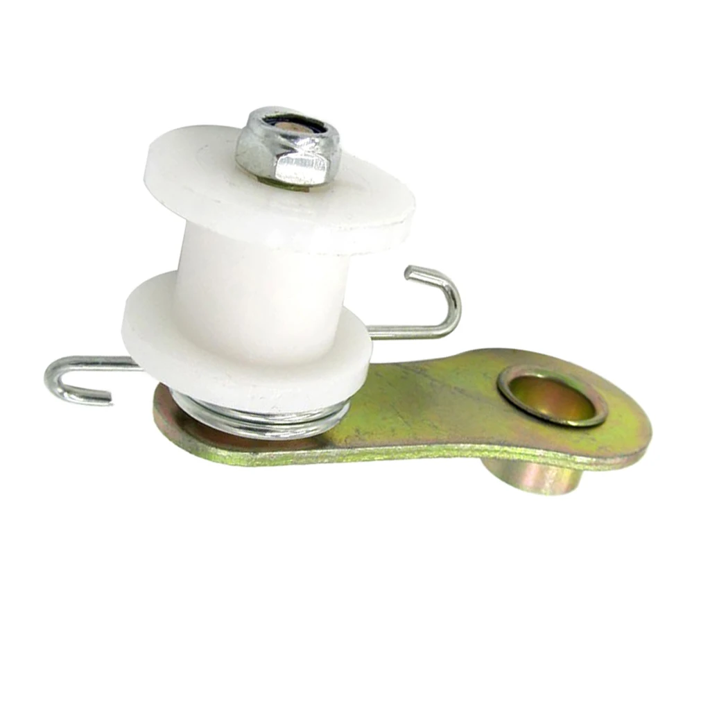 Motorcycle Spring Roller Wheel Adjuster Chain Tensioner Guide Slider for 110cc 125cc 140cc Pit Dirt Bike Chain Tensioner Roller