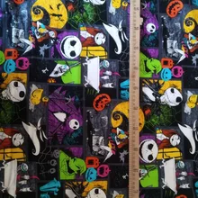 100*140 см Кошмар перед Рождеством хлопчатобумажная ткань для шитья материал "сделай сам" Hometextile Лоскутные рубашки