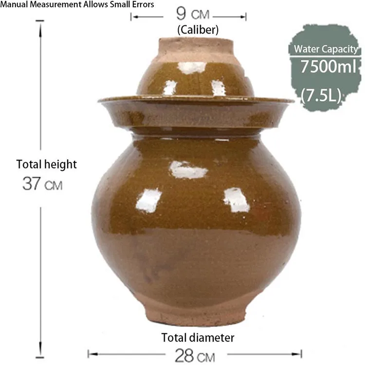 Винтажная керамическая бутылка для маринования, ночные пятна, маринованная капуста, редиска, контейнер для еды, герметичная банка, кухонный держатель для хранения, аксессуары