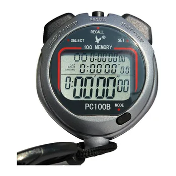 

100 memory Stopwatch Digital Electronic professional running chronograph Sports track and field referee stopwatch