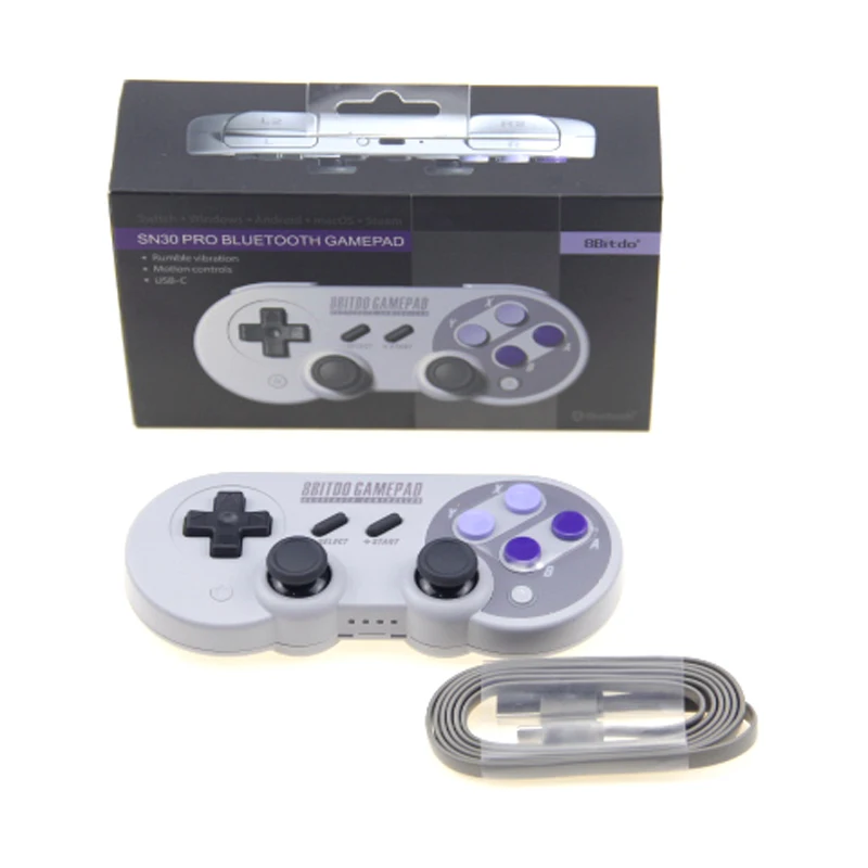 8bitdo SN/SF30 Pro геймпад Для nintendo переключатель оконные рамы MacOS Android пульт дистанционного управления Джойстик вибрации Беспроводной с контроллером и поддержкой Bluetooth