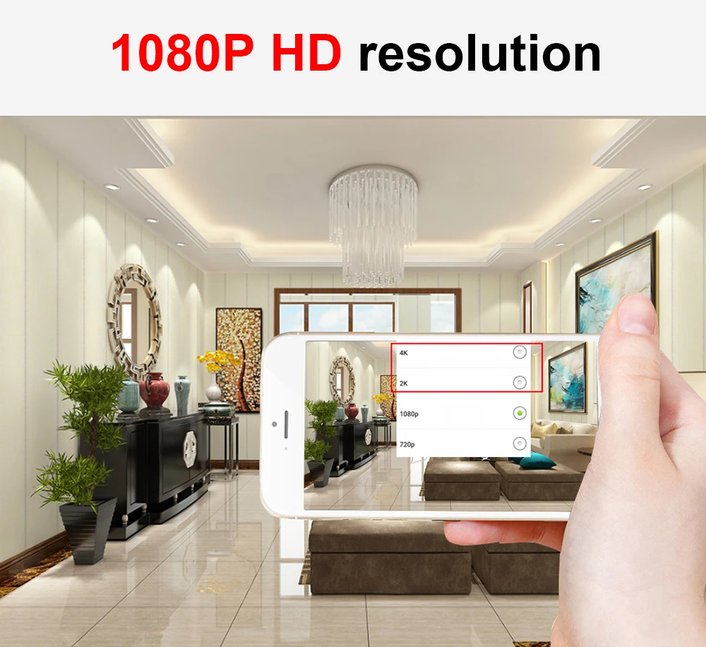 1080P Wi-Fi мини-камера с беспроводной инфракрасной ночной сигнализацией по электронной почте HD DVR камера 165 градусов мини видеокамера с дистанционным управлением