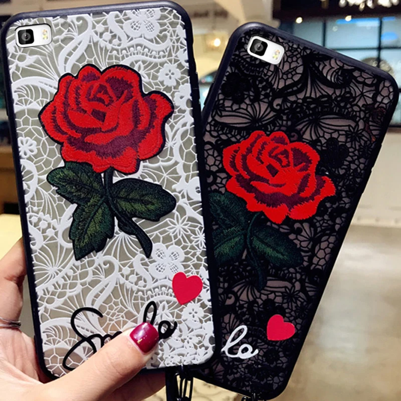 

YueTuo strap capinha,copy,coque,case,cover For HuaWei P8 Lite p8Lite phone hard back pink luxury cases glitter cute pc