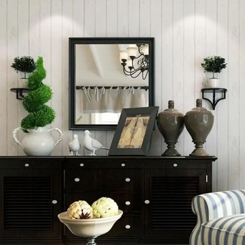 Hout optic lambrisering timber plank vlies behang hout panel effect ... Lambrisering met behang