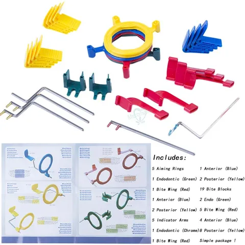 Sistema de Posicionamento Rinn Dental Ray Completo Xcp Kit Posiçãoer Titular Fps 3000 x