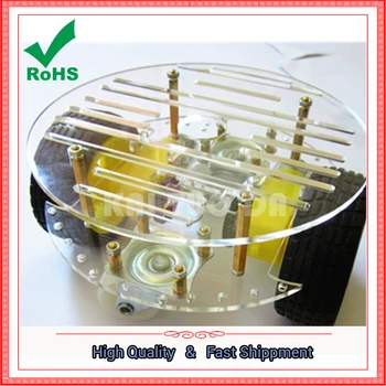 

Intelligent Chassis Chassis Tracing Carts Obstacle Avoidance Trolley With Magnet Magnet Motor RT-4 tracking smart car 0.42kg