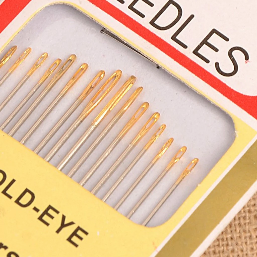 80pcs Useful Hand Sewing Stitches Needles Self Threading Easy to Thread Pins