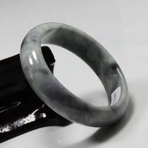 

free shipping 01563 Beautiful Certified Grade "A" Natural Green Jadeite Jade Gems Bangle Bracelet