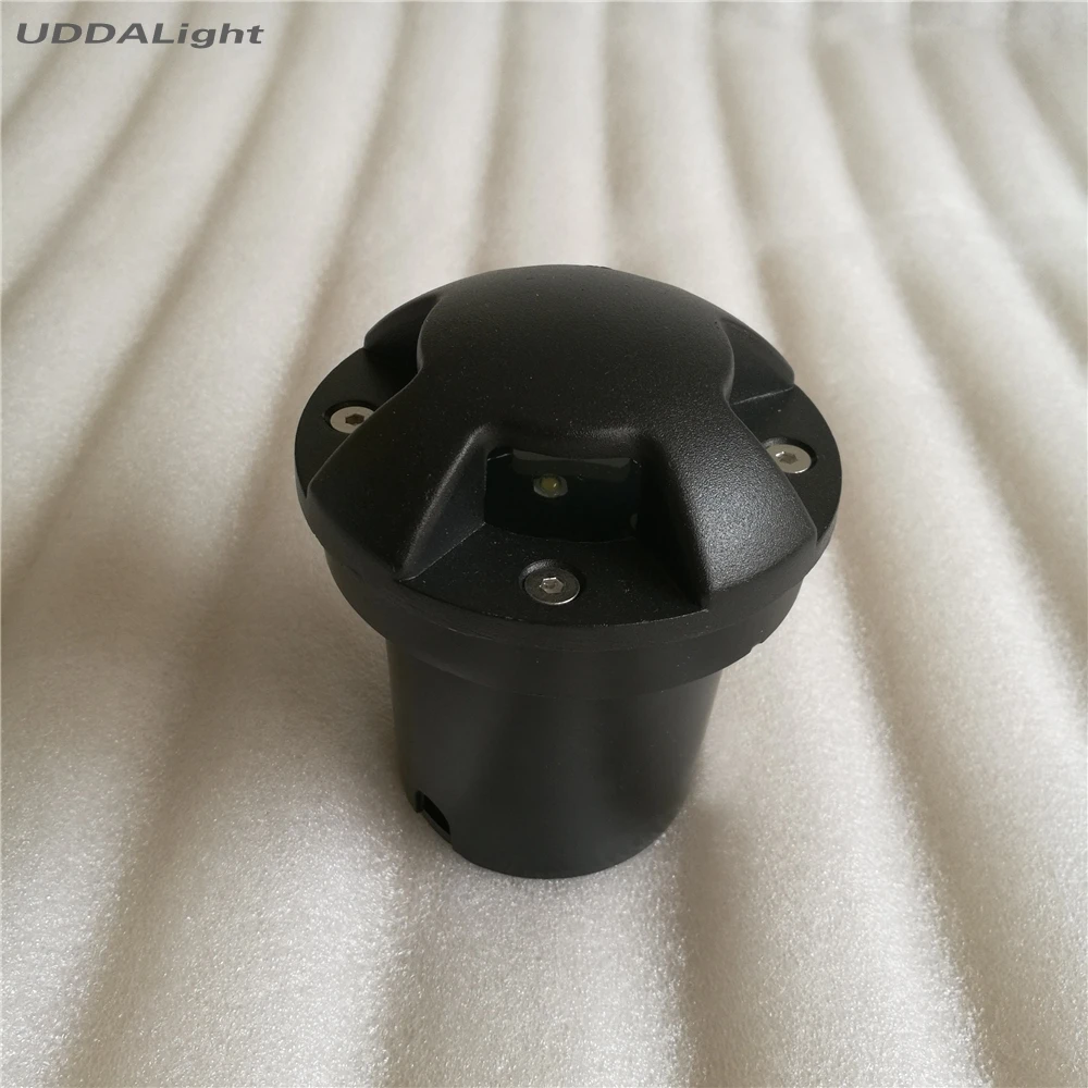 Conduziu a Luz à Terra Subterrânea 2 3 4 Iluminação Lateral 100*90mm Preto Ip67 Jardim Ac12v 5w 1 - 17 Cheap Lâmpadas subterrâneas