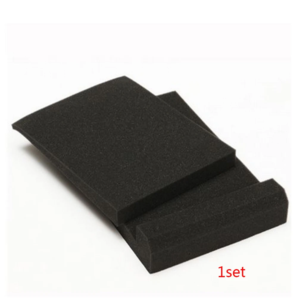 

1 Set Sponge Black Studio Monitor Speaker Acoustic Isolation Foam Isolator Pads For Recording Studios 26.5*33*4cm #0305