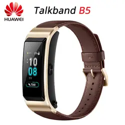 Оригинальный HuaweiHonor TalkBand B5 наручные Bluetooth наушники браслет 1,13 "Экран здоровья трекер Bluetooth вызова спортивный браслет