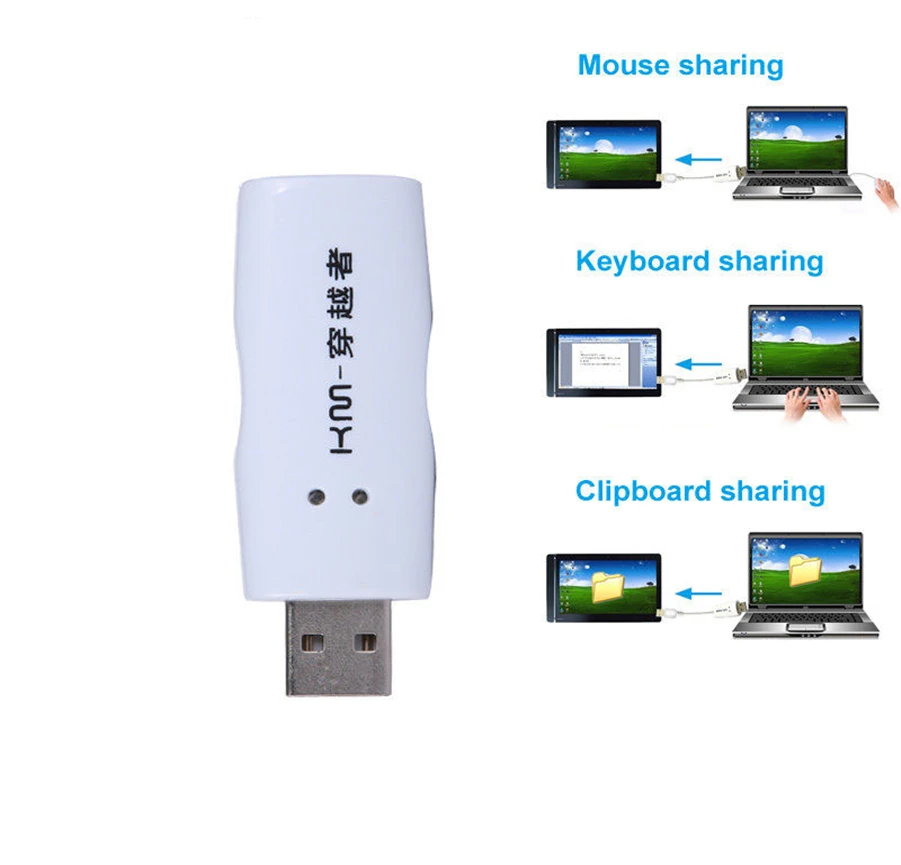 Мышь Клавиатура пенетратор файл данных Sharer обмена 1 км набор управления 2 хост ПК Linker KVM переключатель без VGA USB гаджет