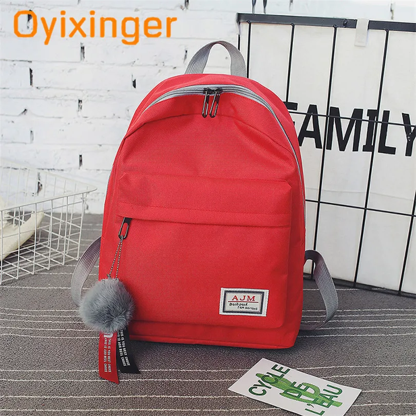 

Both Shoulders Leisure Time Joker Package Woman canvas Travelling Package Will Small In High Student Wear-resisting Backpack