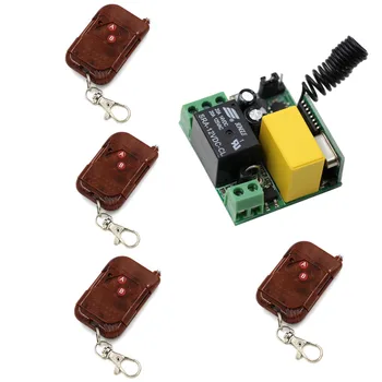 

New Arrival AC 220V RF Wireless Remote Control Switch Radio Transmitter With Mini Receiver For Light Garage Door Gate