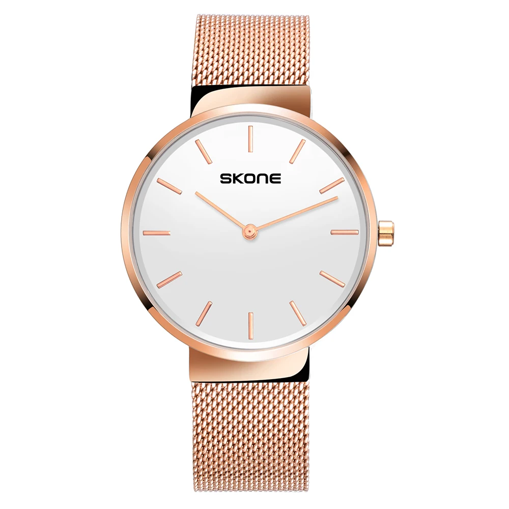

2018 Skone Watches Men Luxury Brand Modern Simple Style Unisex Women's Watch Quartz Casual Ultra Thin Wristwatch Ladies relogio