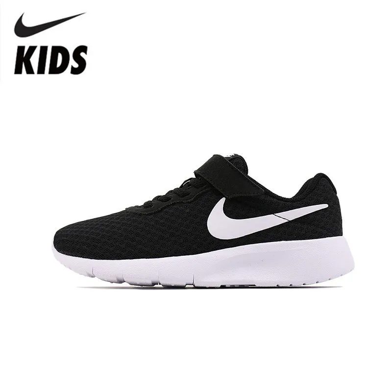 

NIKE TANJUN (PSV) Original New Arrival Kids Running Shoes Mesh Children Light Breathable Sneakers #844868-011